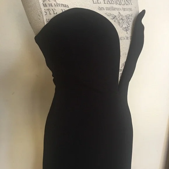 Strapless Black Dress - Picture 7 of 16